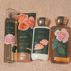 BNWT Bath And Body Works Rose Set